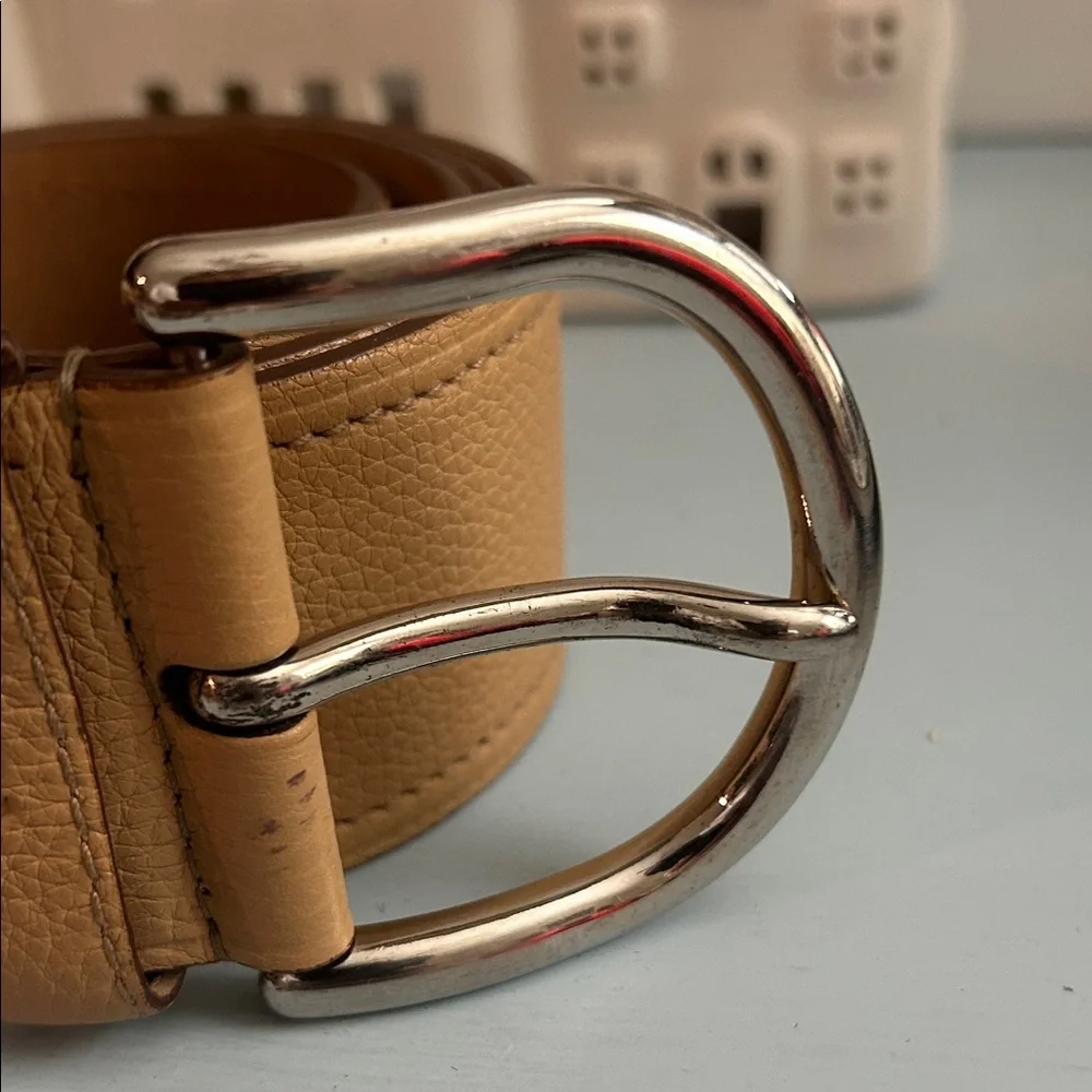 Prada Tan Leather women's Belt - Picture 2 of 12